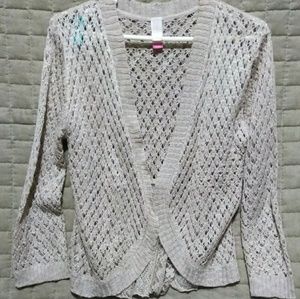 Crocheted jacket.